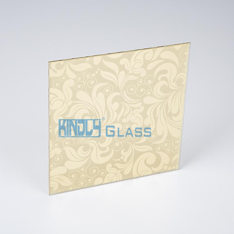 24K Gold Coated Jacquard Glass C 